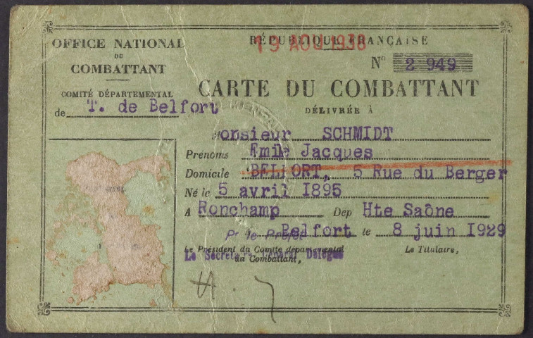 SCHMIDT Emile Jacques