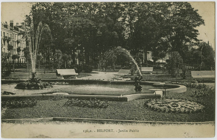 Belfort, jardin public.