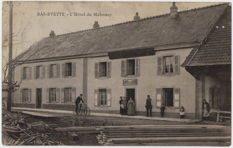 Bas-Evette, l'hôtel du Malsaucy.