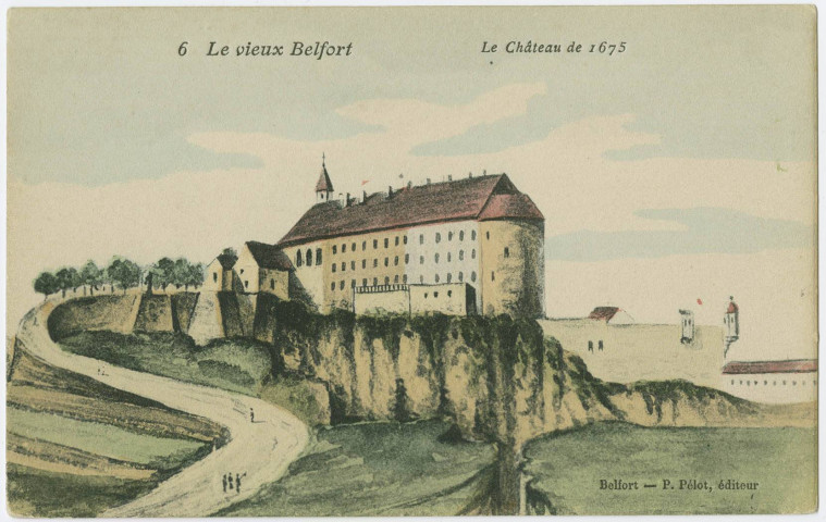 Le vieux Belfort, le château en 1675.