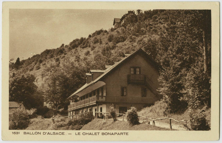 Les Vosges, Ballon d'Alsace, le chalet Bonaparte.